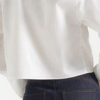 Women’s cropped white shirt